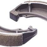 SEECO Motorcycle/Bike & Scooter Brake Shoe Two Wheeler Heavy Duty Universal Compatible for Bikes - Samurai/Victor/ (Set of 2),Front