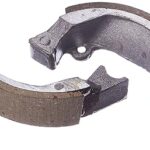 SEECO Motorcycle/Bike & Scooter Brake Shoe Two Wheeler Heavy Duty Universal Compatible For TVS XL/50cc (Set of 2),Rear